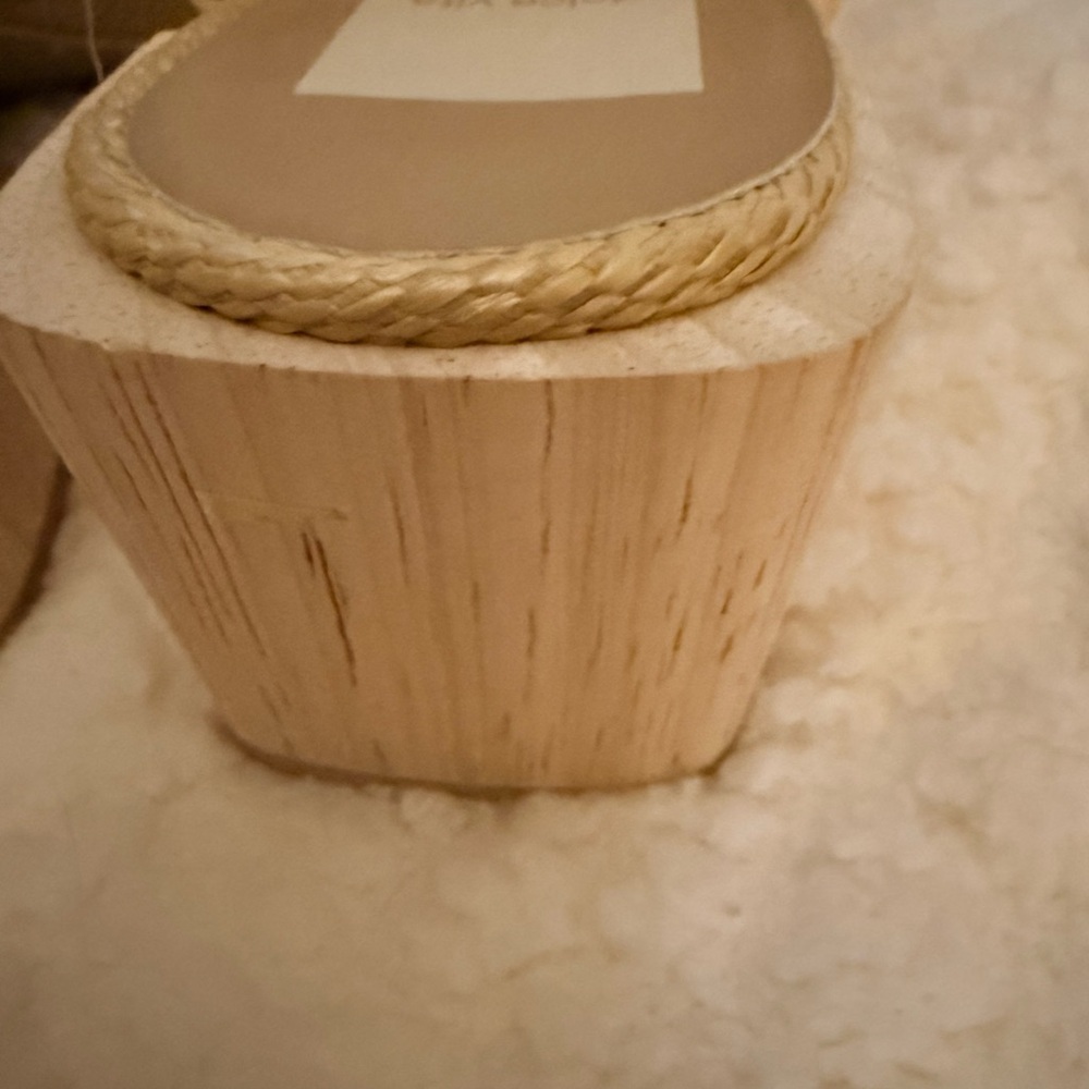 Dolce Vita Natural Woven Double-Strap Slide Sandals - Picture 4 of 6